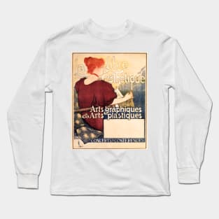LA LIBRE ESTHETIQUE Concerts & Conferences 1896 by Artist Théo van Rysselberghe Long Sleeve T-Shirt